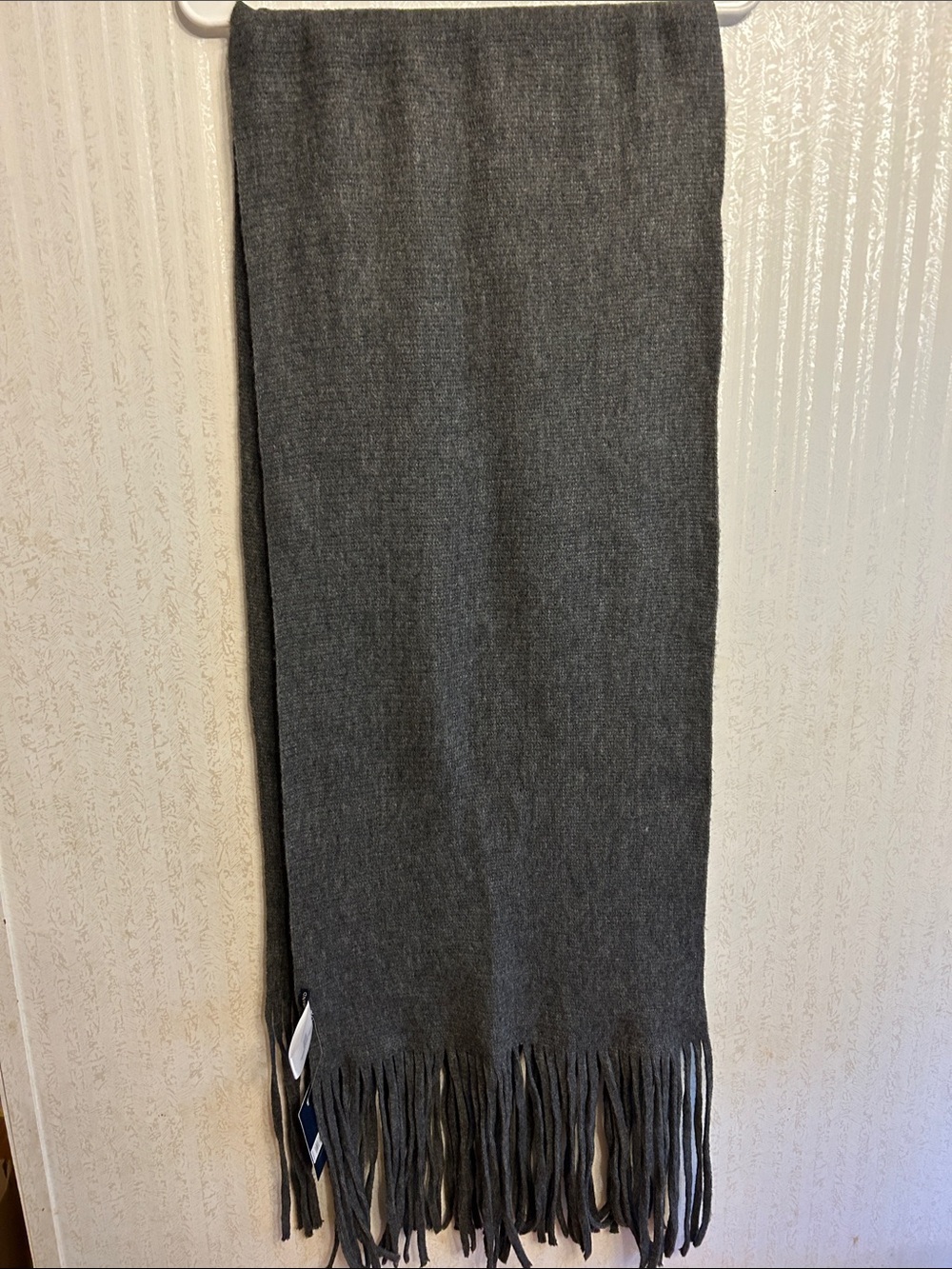 Women's Lucky Brand Gray Fringe Scarf